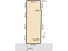 【埼玉県/さいたま市中央区新中里】さいたま市中央区新中里3丁目　土地 区画図