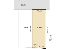 【埼玉県/さいたま市浦和区岸町】さいたま市浦和区岸町6丁目　B区画 区画図