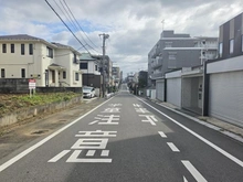 【埼玉県/さいたま市浦和区常盤】さいたま市浦和区常盤9丁目土地　A区画 前面道路：幅員：約8.1m