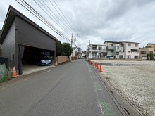 【埼玉県/新座市堀ノ内】新座市堀の内2丁目　資材置場・駐車場用地 A区画 前面道路