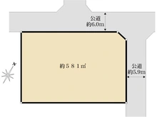 【埼玉県/富士見市ふじみ野東】富士見市ふじみ野東一丁目　売地 区画図