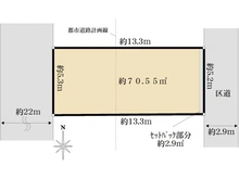 【東京都/江東区住吉】江東区住吉二丁目　売地 区画図