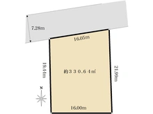 【東京都/西東京市芝久保町】西東京市芝久保町2丁目　売地 区画図