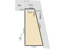 【東京都/杉並区梅里】杉並区梅里1丁目 売地 区画図