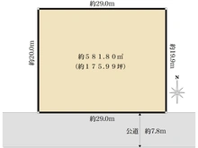 【東京都/江戸川区北小岩】江戸川区北小岩4丁目売地 区画図