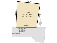 【東京都/板橋区赤塚】赤塚7丁目売地 区画図
