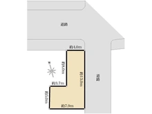 【東京都/台東区鳥越】台東区鳥越2丁目　土地 区画図