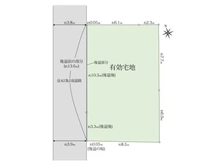 【東京都/港区東麻布】港区東麻布2丁目　土地 区画図