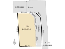 【東京都/板橋区常盤台】板橋区常盤台売地 区画図