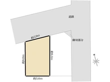 【東京都/豊島区要町】豊島区要町二丁目条件付売地 A区画 区画図