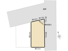 【東京都/豊島区要町】豊島区要町二丁目条件付売地 B区画 区画図