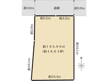 【東京都/渋谷区恵比寿南】渋谷区恵比寿南1丁目　売地 区画図