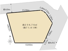【東京都/町田市西成瀬】町田市西成瀬1丁目　土地 区画図