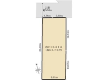 【神奈川県/相模原市緑区東橋本】相模原市緑区東橋本3丁目　売地 区画図