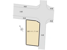 【東京都/町田市鶴川】町田市鶴川4丁目 区画図