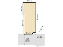 【神奈川県/相模原市南区相模台】相模台7丁目II期 H区画 区画図
