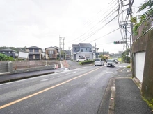 【神奈川県/厚木市温水】厚木市温水　建築条件付売地　宅地1 前面道路