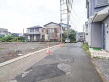 【神奈川県/厚木市温水】厚木市温水　建築条件付売地　宅地5 前面道路