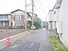 【神奈川県/厚木市温水】厚木市温水　建築条件付売地　宅地4 前面道路