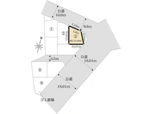 【神奈川県/座間市入谷西】座間市入谷西2丁目　NO,3 区画図