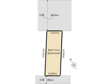 【神奈川県/相模原市中央区清新】清新3丁目　事業用地 区画図