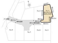 【神奈川県/相模原市中央区淵野辺本町】相模原市中央区淵野辺本町3丁目　売地　No.4 区画図