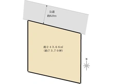 【神奈川県/横浜市神奈川区松見町】神奈川区松見町1丁目土地 区画図