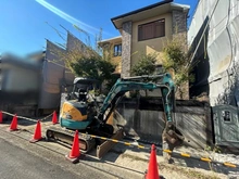 【神奈川県/横浜市都筑区牛久保東】都筑区牛久保東二丁目　土地 現地：解体中