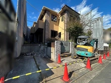 【神奈川県/横浜市都筑区牛久保東】都筑区牛久保東二丁目　土地 現地：解体中