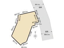 【神奈川県/横浜市港北区日吉】日吉2丁目　売地 区画図
