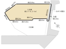 【神奈川県/横浜市西区老松町】西区老松町　売地　1区画/全2区画 区画図