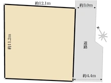 【神奈川県/横浜市中区本郷町】中区本郷町3丁目　売地 区画図