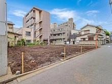【東京都/練馬区練馬】練馬区練馬一丁目　土地 現地：全2区画、左側が売買対象となります。