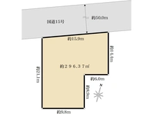 【神奈川県/川崎市川崎区池田】川崎市川崎区池田2丁目　売地 区画図