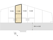 【神奈川県/横浜市港北区新羽町】港北区新羽町　土地　C区画/5区画 区画図