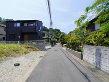 【神奈川県/鎌倉市今泉台】鎌倉市今泉台4丁目 土地 前面道路