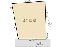 【神奈川県/藤沢市鵠沼藤が谷】鵠沼藤が谷4丁目 土地/1区画 区画図