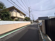 【神奈川県/藤沢市鵠沼海岸】藤沢市鵠沼海岸3丁目　土地　A区画／全3区画 前面道路