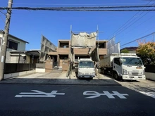 【神奈川県/茅ヶ崎市高田】茅ヶ崎市高田4丁目　4号地／全4区画 現地：全4区画（解体中）