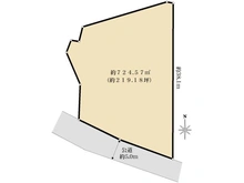 【神奈川県/鎌倉市稲村ガ崎】稲村ガ崎3丁目　土地 区画図