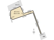 【東京都/新宿区北新宿】新宿区北新宿2丁目　売地 区画図