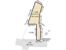 【東京都/世田谷区松原】世田谷区松原三丁目　A区画 区画図