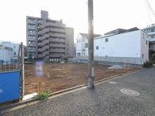 【東京都/世田谷区用賀】世田谷区用賀2丁目　売地　A区画 現地：全2区画。左側A区画、右側B区画