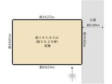 【東京都/三鷹市下連雀】三鷹市下連雀4丁目　土地 区画図