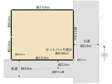 【東京都/板橋区小茂根】板橋区小茂根1丁目 売地 区画図