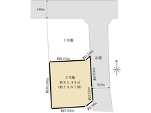 【東京都/中野区白鷺】中野区白鷺二丁目　2号地 区画図