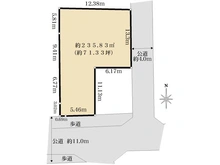 【東京都/練馬区春日町】練馬区春日町6丁目　売地 区画図