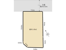【東京都/板橋区常盤台】板橋区常盤台3丁目　売地 区画図