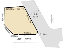 【東京都/練馬区大泉学園町】練馬区大泉学園町1丁目　売地 区画図