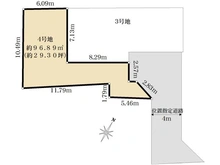 【東京都/練馬区早宮】練馬区早宮2丁目　売地　4号地 区画図